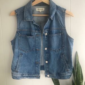 Madewell Jean denim vest